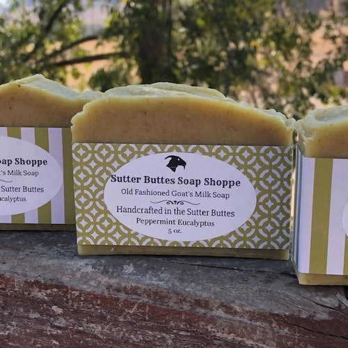 Peppermint Eucalyptus Goat Milk Soap for All Skin Types