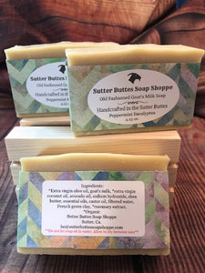 Peppermint Eucalyptus Goat Milk Soap for Oily Skin